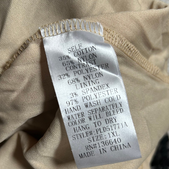 L’Atiste Black Lace Ruched Bodycon Dress 3X Off Shoulder Mesh NWT - Picture 9 of 10